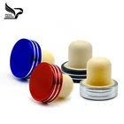 Wholesale custom colorful synthetic cork stopper lid caps for glass bottles