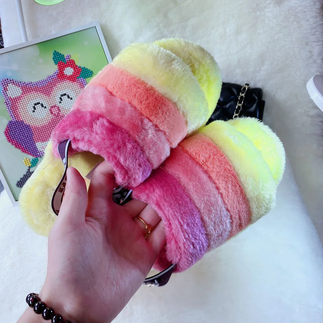 Plush slippers fashion fur slippers home slippers, Picture 
Plush slippers fashion fur slippers home slippers, Picture