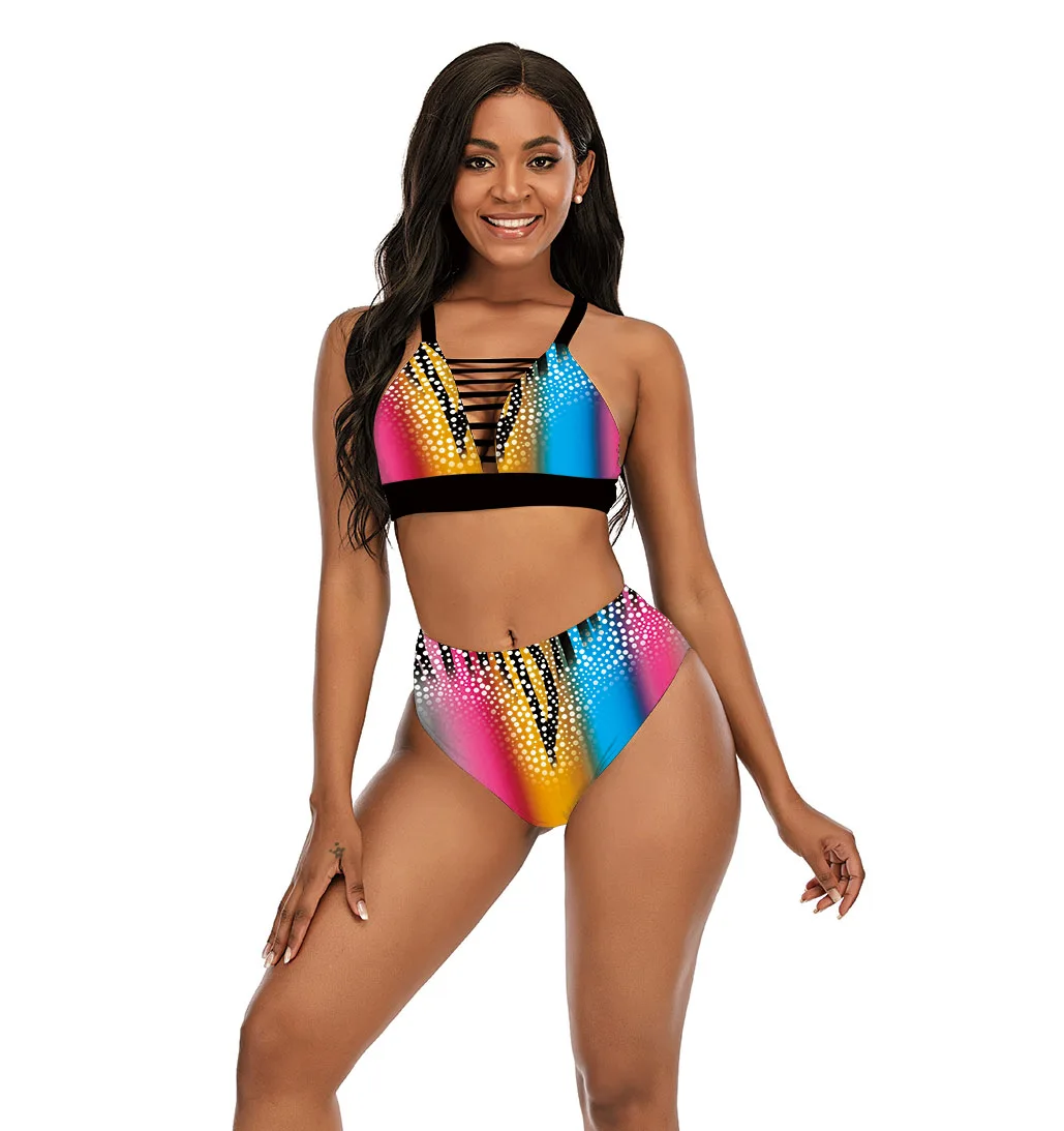Colorful bikini two-piece plus sexy Beach sexy high waist bikini women, Shown
Colorful bikini two-piece plus sexy Beach sexy high waist bikini women, Shown