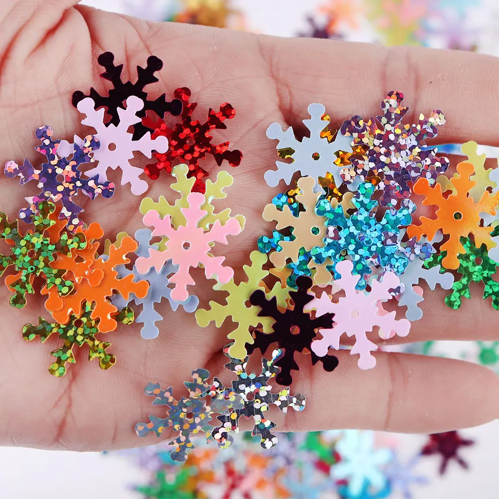 20g/Bag Snowflakes Sequins Nail Art Decoration Christmas PVC Glitters Paillette D1402, 16 colors
20g/Bag Snowflakes Sequins Nail Art Decoration Christmas PVC Glitters Paillette D1402, 16 colors