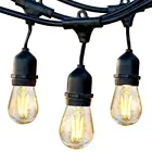 CYLAPEX Christmas Led lights 48ft Waterproof Outdoor Bulb Light String Led