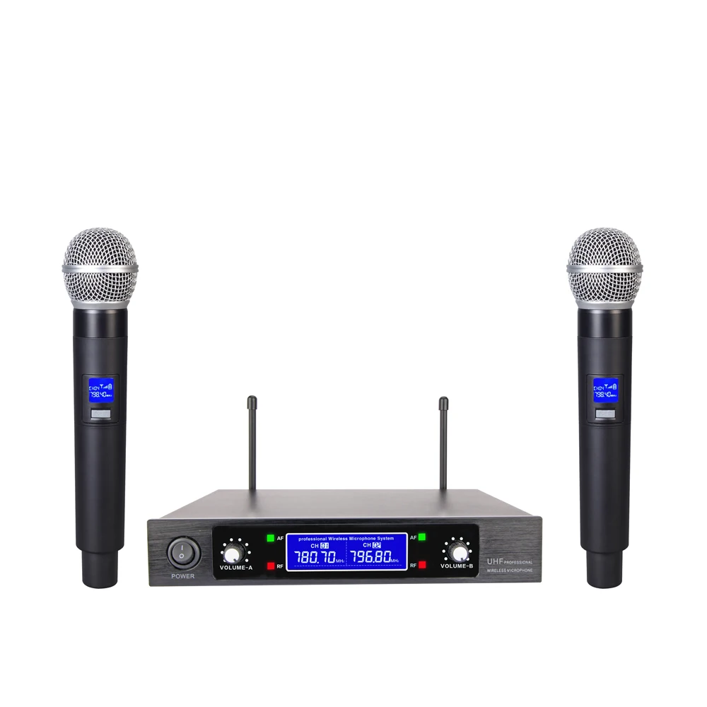 UHF U-168 Hot Sale Professional UHF Wireless Microphone System For Stage And Karaoke Handheld Microphone, Grey
UHF U-168 Hot Sale Professional UHF Wireless Microphone System For Stage And Karaoke Handheld Microphone, Grey