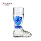 20oz Fashional Cartoon decal beer tasting glass cup boot cup