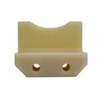 customized high density cnc polyethylene solid plastic support nylon block
