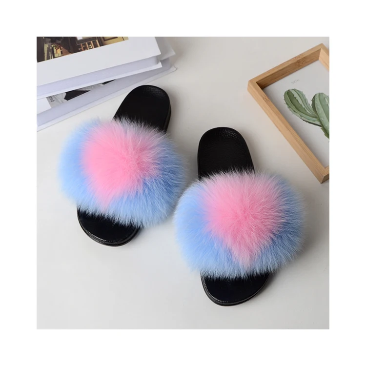 Free Sample Factory Supply Designer Fur Slippers Real Red Fox Slippers Outdoor Fur Fashion Slides, Customized color
Free Sample Factory Supply Designer Fur Slippers Real Red Fox Slippers Outdoor Fur Fashion Slides, Customized color