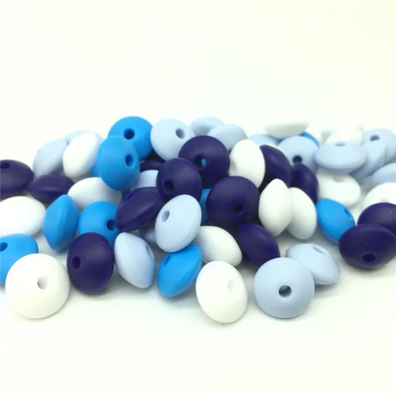Wholesale Soft Flat Round Shaped With Holes Silicone Teething Beads For DIY Baby Teething Necklace Bracelet Making 
Wholesale Soft Flat Round Shaped With Holes Silicone Teething Beads For DIY Baby Teething Necklace Bracelet Making