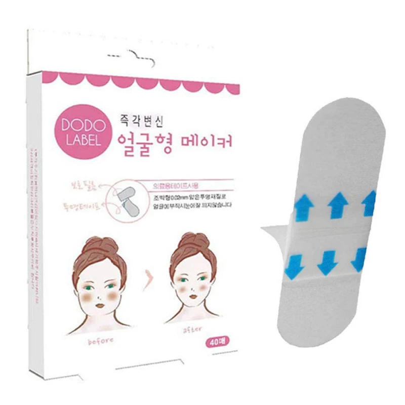40Pcs/Set rubber V face shape Invisible Thin Face Stickers Facial Line Skin V-Shape Face Lift Tools Care
40Pcs/Set rubber V face shape Invisible Thin Face Stickers Facial Line Skin V-Shape Face Lift Tools Care