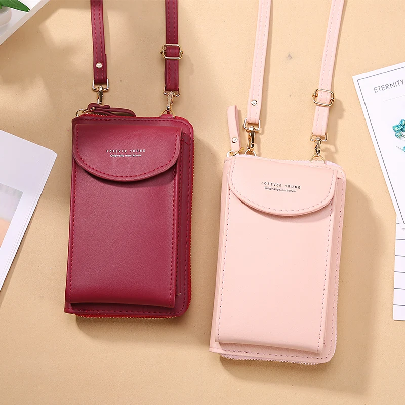 Korean Lady Phone Bag PU Leather Mini Shoulder Bag For Women Daily Wallet Card Coin Purse Maiden Age Female Wild Messenger Bag
Korean Lady Phone Bag PU Leather Mini Shoulder Bag For Women Daily Wallet Card Coin Purse Maiden Age Female Wild Messenger Bag