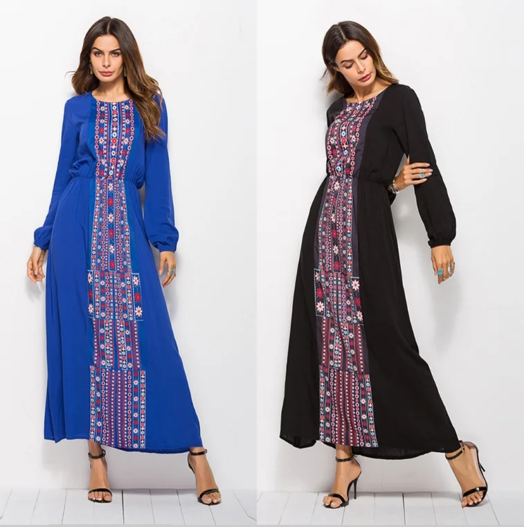 New arrival elegant print muslim long sleeve dress casual summer dress, Gray,blue,black,khaki
New arrival elegant print muslim long sleeve dress casual summer dress, Gray,blue,black,khaki