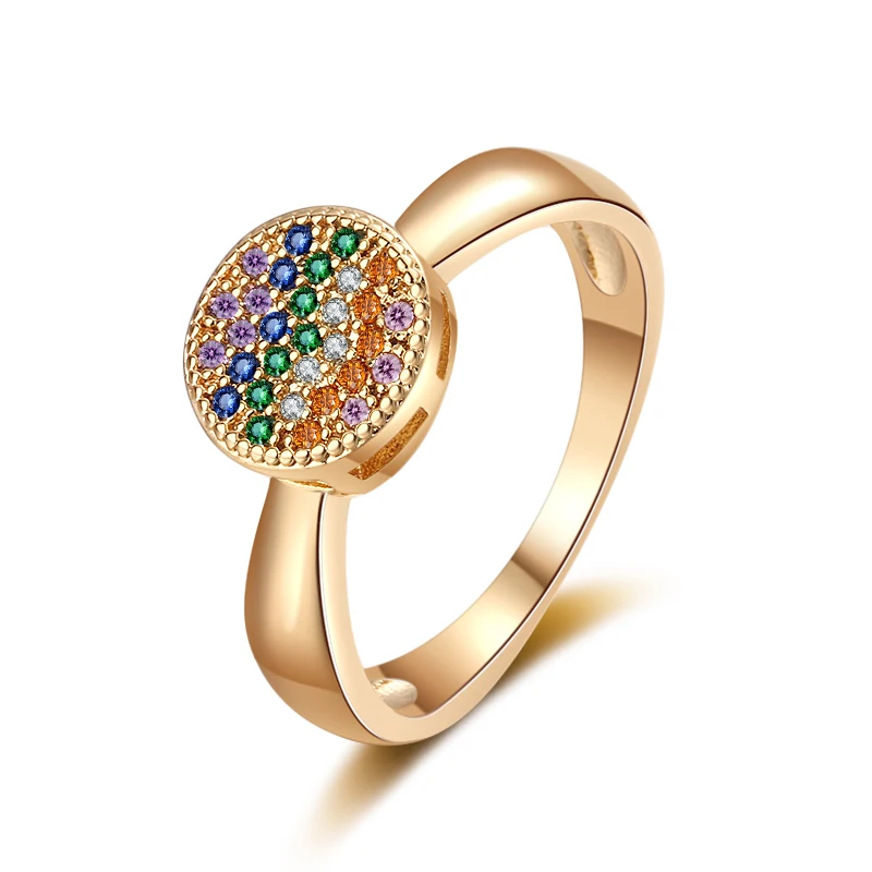 High Quality Rings Round Rings Micro Set Cubic Zirconia Colorful Gemstone Elegant Zircon Wedding Rings
High Quality Rings Round Rings Micro Set Cubic Zirconia Colorful Gemstone Elegant Zircon Wedding Rings