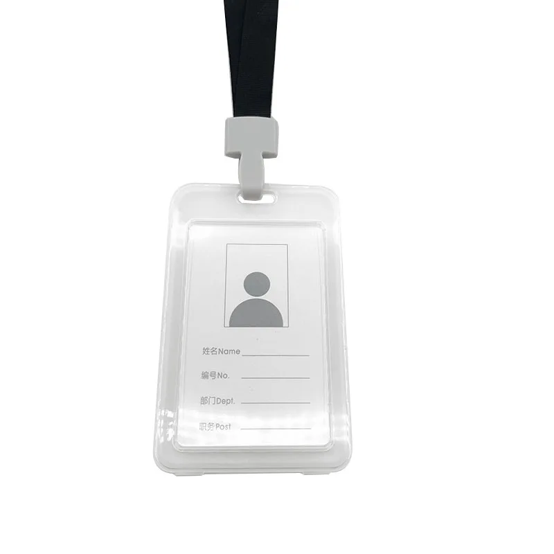 Wholesale double-sided transparent work card work id holder clear soft plastic id card holder transparent id card holder
Wholesale double-sided transparent work card work id holder clear soft plastic id card holder transparent id card holder