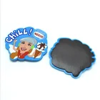 Soft PVC Item 3D Design Embossed Promotional Custom Shape PVC Fridge Magnet