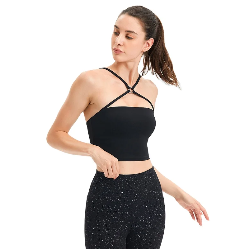 European and American ladies spaghetti strap cross Sports bra running workout bra professional bra strap yoga clothes underwear
European and American ladies spaghetti strap cross Sports bra running workout bra professional bra strap yoga clothes underwear