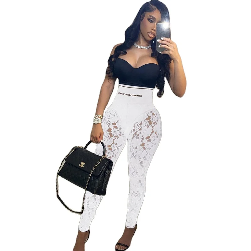 New Arrival Summer Boutique Clothing Women Lace Fight High Waist Leggings See Through Sexy Women's Trousers Pants, Pirture
New Arrival Summer Boutique Clothing Women Lace Fight High Waist Leggings See Through Sexy Women's Trousers Pants, Pirture