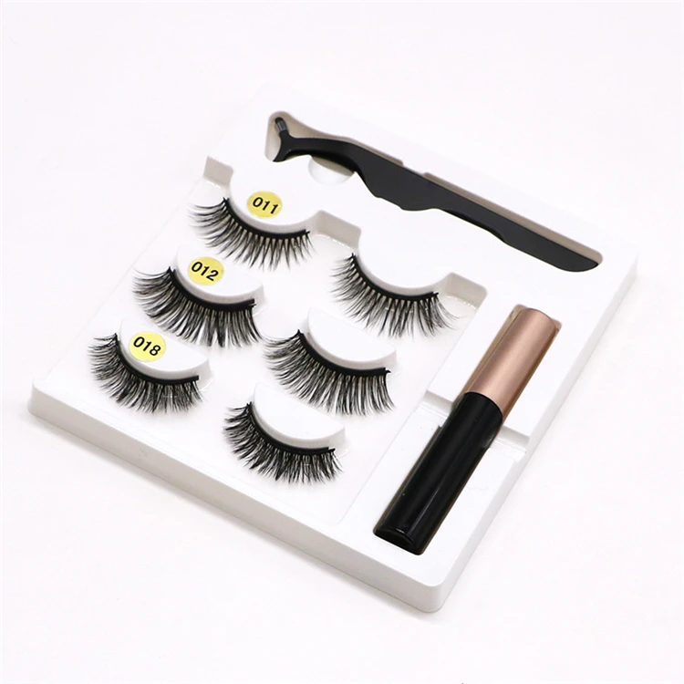 Private Label 3 Pairs False Eyelashes Liquid Magnetic Eyeliner With Lashes Magnetic Liquid Eyeliner
Private Label 3 Pairs False Eyelashes Liquid Magnetic Eyeliner With Lashes Magnetic Liquid Eyeliner
