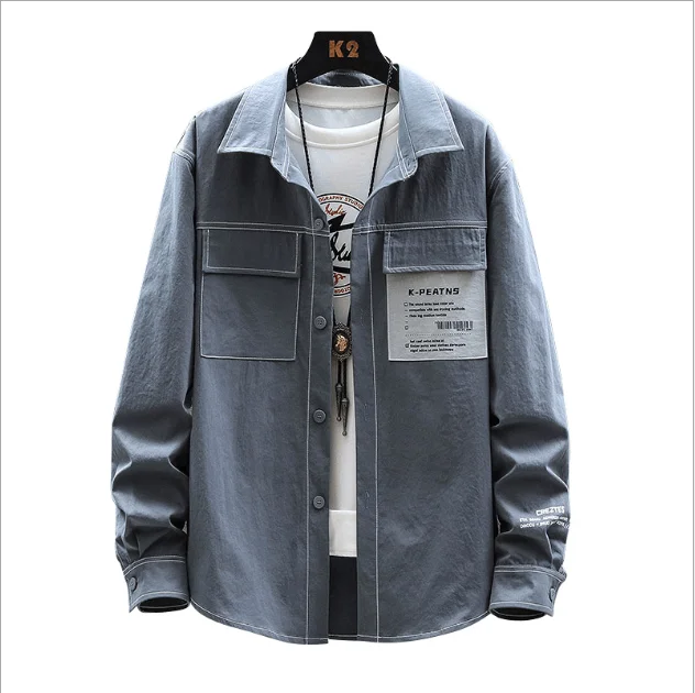 Embroidered Button Up Japanese Korean Casual Tee Leisure Polo Men's Denim Shirt For Men
Embroidered Button Up Japanese Korean Casual Tee Leisure Polo Men's Denim Shirt For Men