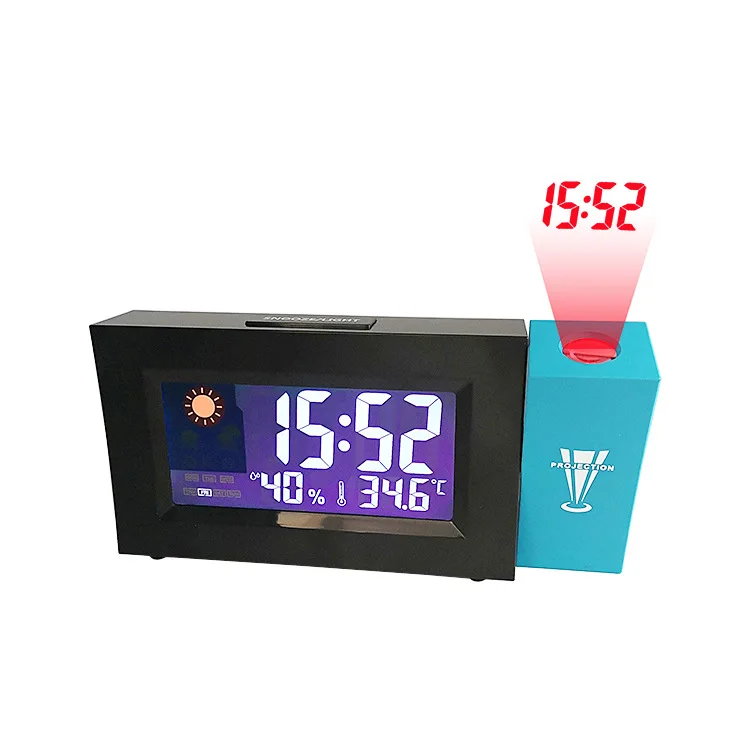 Projection Alarm Clock LED Alarm Clock Digital Date Snooze Function Backlight Projector Desk Table Led Clock Temperature Display
Projection Alarm Clock LED Alarm Clock Digital Date Snooze Function Backlight Projector Desk Table Led Clock Temperature Display