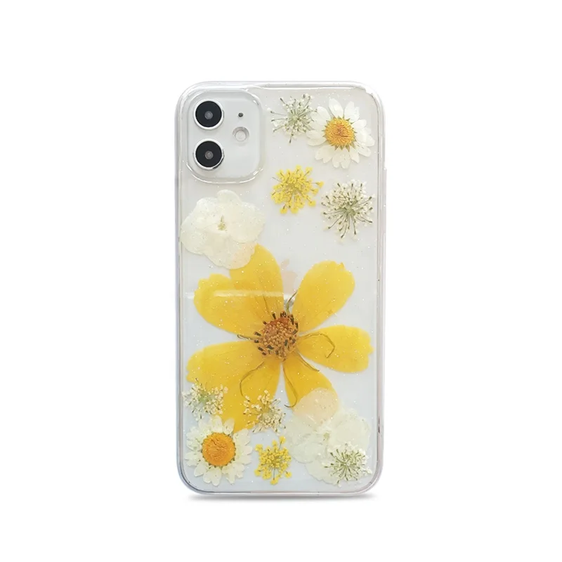 New fashion soft Tpu Epoxy Real Dried Pressed Flowers shock-proof glitter Phone Case back cover for Iphone 11 Pro Max 12 X Xr
New fashion soft Tpu Epoxy Real Dried Pressed Flowers shock-proof glitter Phone Case back cover for Iphone 11 Pro Max 12 X Xr