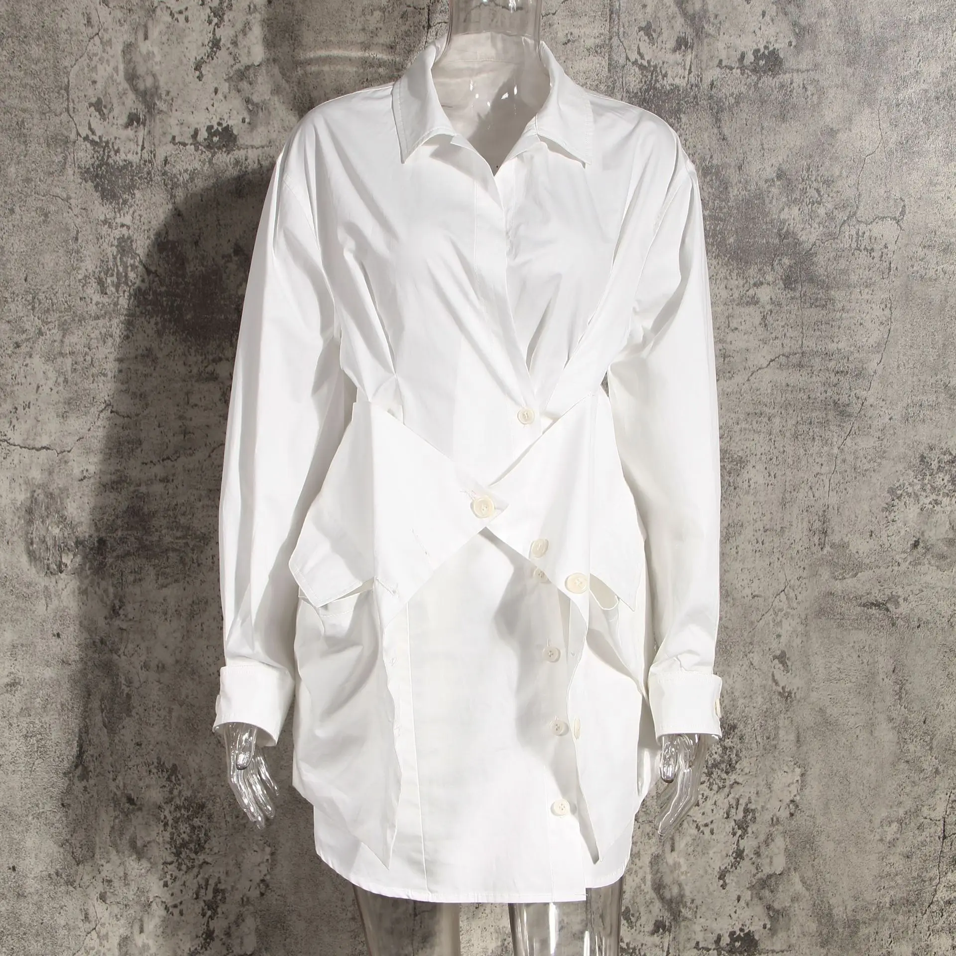 2020 new arrivals autumn collection long sleeves shirt dress with waist band women casual dresses
2020 new arrivals autumn collection long sleeves shirt dress with waist band women casual dresses