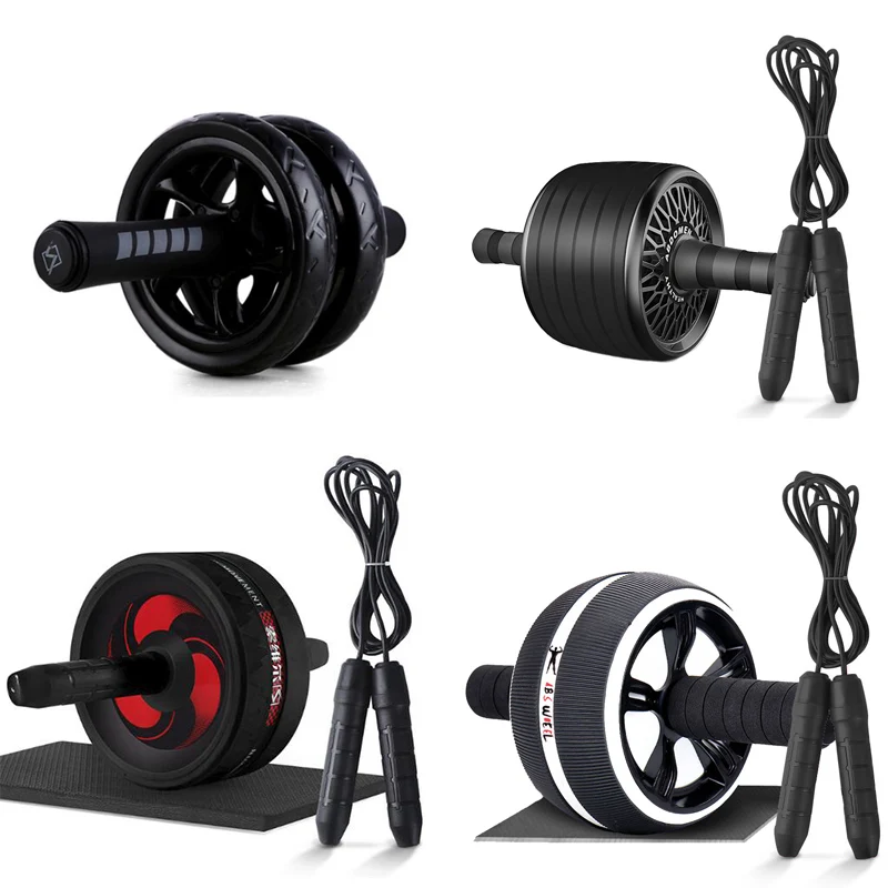 Black Fashion & Jump Rope No Noise wheeldominal Wheel roller with Mat For Arm Waist Leg Exercise Gym Fitness Equipment
Black Fashion & Jump Rope No Noise wheeldominal Wheel roller with Mat For Arm Waist Leg Exercise Gym Fitness Equipment