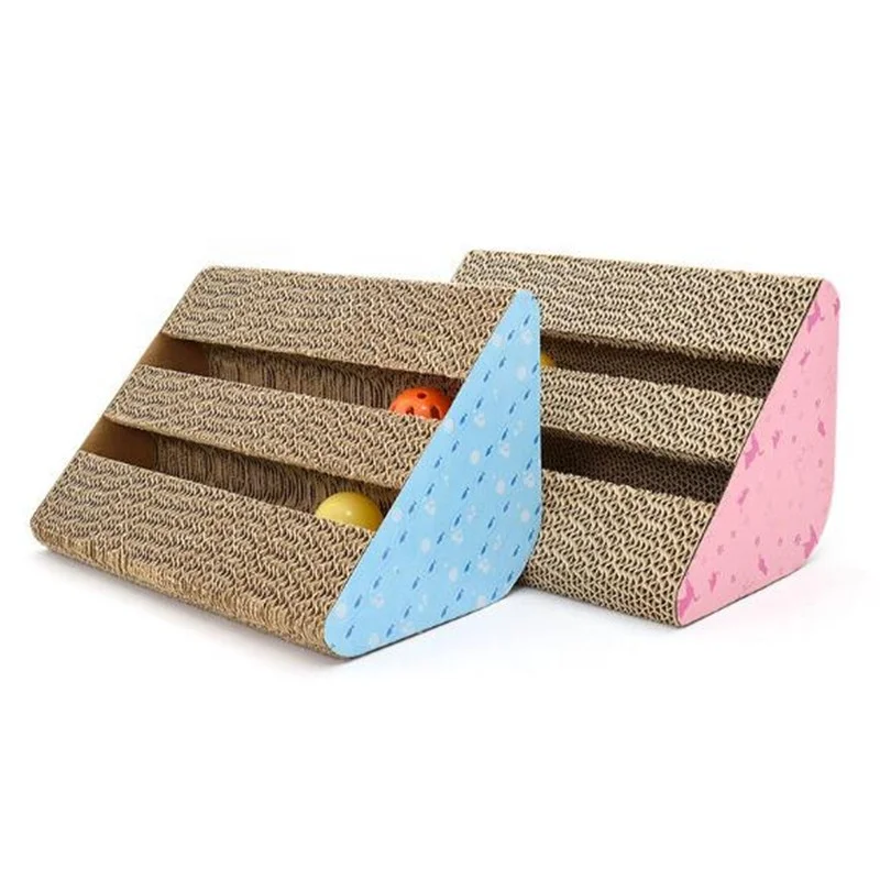 Corrugated Paper Scratching Posts Creative Bell Clappers Pet Toys High Quality Thicken Eco-Friendly Delicate Pet Toys, Brown
Corrugated Paper Scratching Posts Creative Bell Clappers Pet Toys High Quality Thicken Eco-Friendly Delicate Pet Toys, Brown