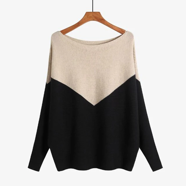 Loose Long Sleeve Ugly Christmas Sweaters Crew Neck Batwin Sleeve Pullover Knitted Women Sweater, Customized color
Loose Long Sleeve Ugly Christmas Sweaters Crew Neck Batwin Sleeve Pullover Knitted Women Sweater, Customized color