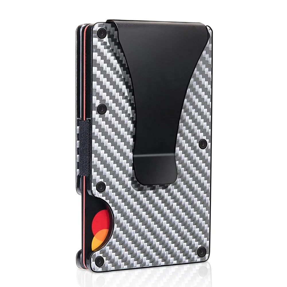 RFID Carbon Fiber Silver Mens Wallet With Money Clip Inside Cool Wallet Clip Slim Carbon Wallet Card Holder
RFID Carbon Fiber Silver Mens Wallet With Money Clip Inside Cool Wallet Clip Slim Carbon Wallet Card Holder