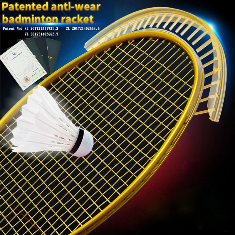 

New invention product launch Whizz model Training racket-6 5U protector design super lightweight Badminton Racket