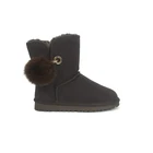 Waterproof Sheepskin New Tube Waterproof Sheepskin Snow Boots Warm Tassel Hair Ball Boots