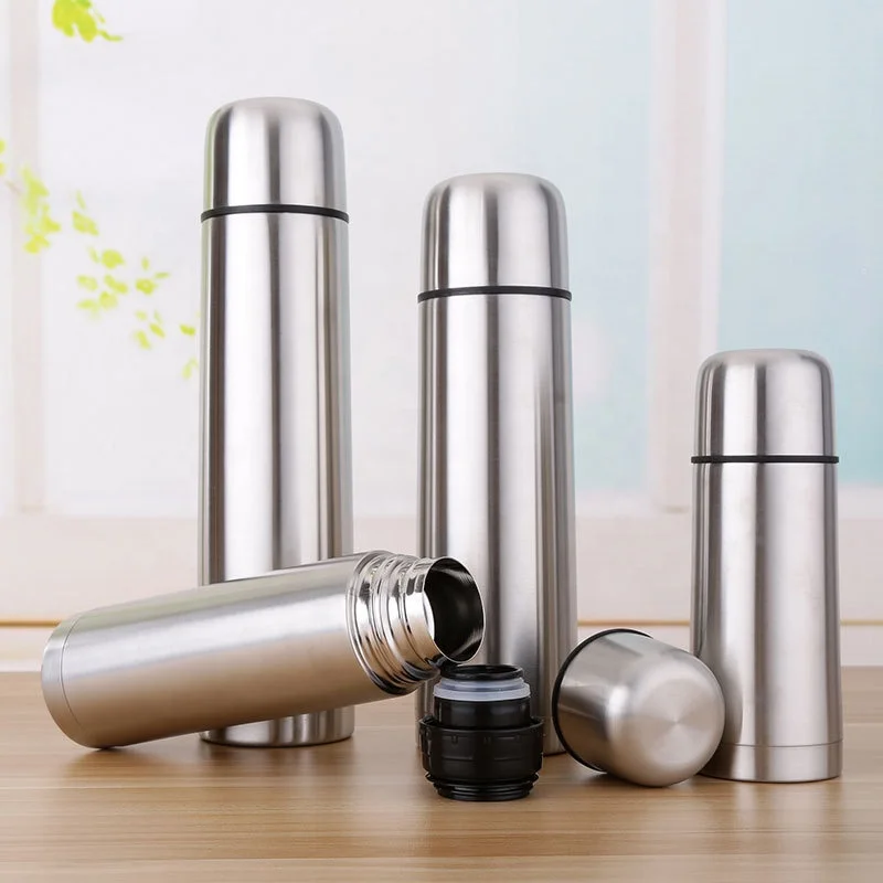 18/8 high grade stainless steel vacuum flask double wall Bullet flask custom water bottle vacuum mug
18/8 high grade stainless steel vacuum flask double wall Bullet flask custom water bottle vacuum mug