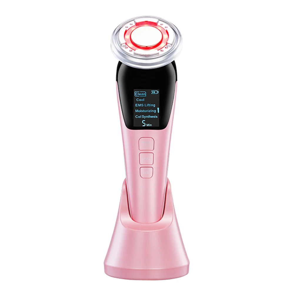 Thermolift rf lifting body facial machine microcurrent beauty device 5 in 1 skin care equipment, White/pink
Thermolift rf lifting body facial machine microcurrent beauty device 5 in 1 skin care equipment, White/pink