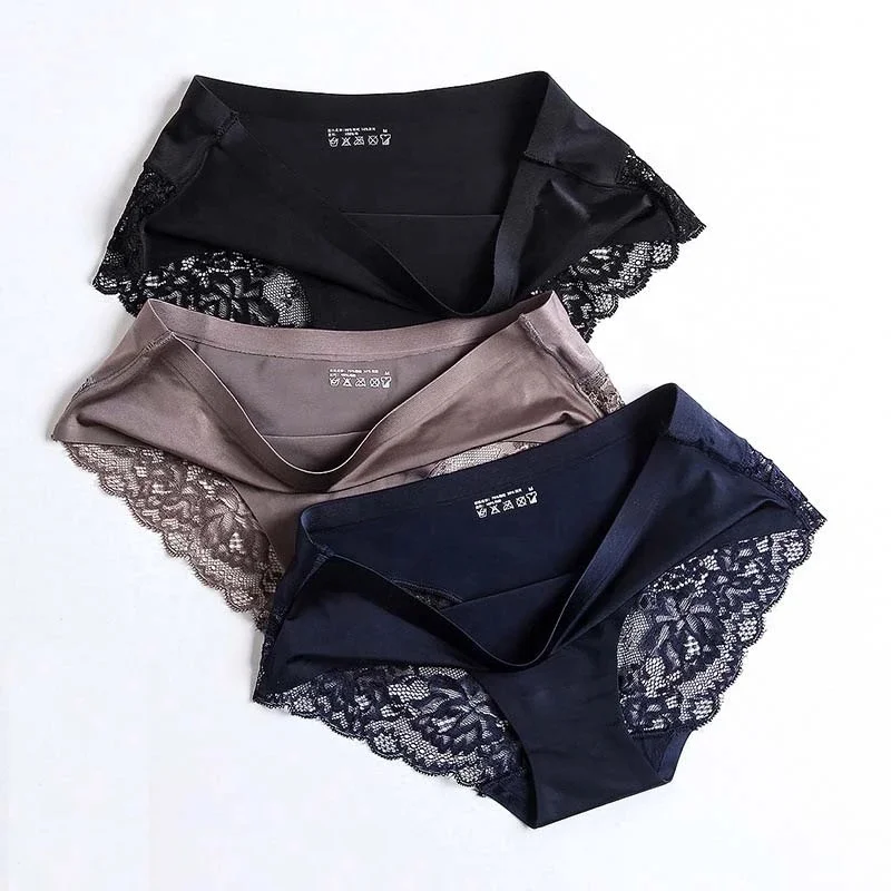 Ladies Sexy Satin Ice Silk Underwear Women Sexy briefs Seamless Lace Panties women's panties woman underwear, Black,dark blue,nude,pink,red,coffee
Ladies Sexy Satin Ice Silk Underwear Women Sexy briefs Seamless Lace Panties women's panties woman underwear, Black,dark blue,nude,pink,red,coffee