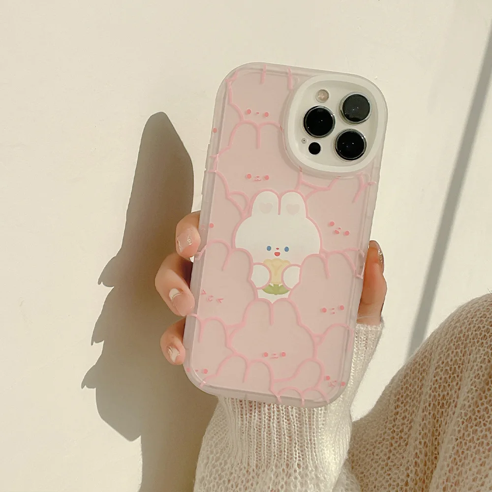 Lovely pink rabbit Mobile Cell Phone Covers For iphoneX XS XS MAX 11 12 13 Pro Max Phone Case For Girls, Transparent
Lovely pink rabbit Mobile Cell Phone Covers For iphoneX XS XS MAX 11 12 13 Pro Max Phone Case For Girls, Transparent