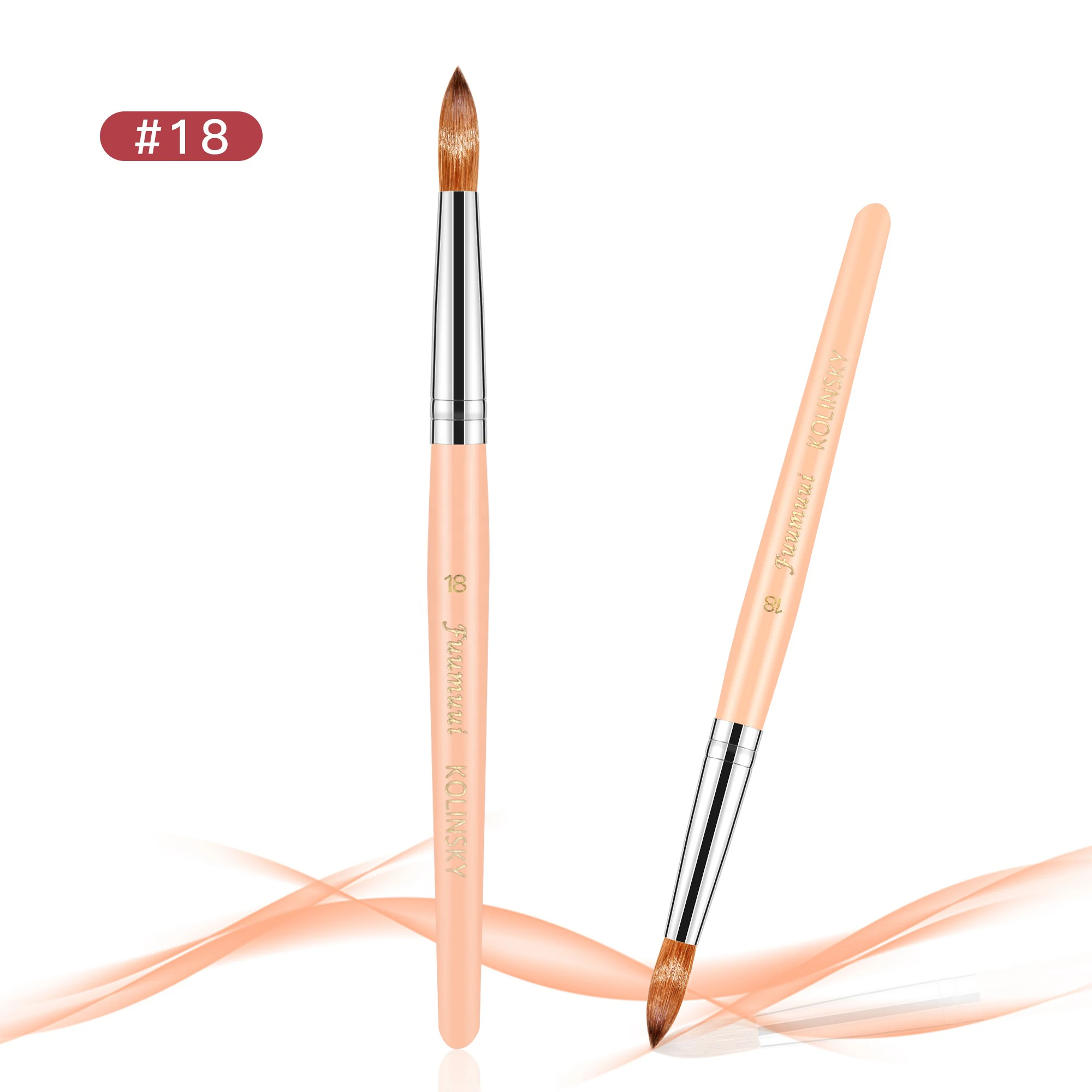Fuumuui 2021 New Style professional 100% round kolinsky acrylic nail brush size #8 #10#12#14#16#18#20, Multicolor
Fuumuui 2021 New Style professional 100% round kolinsky acrylic nail brush size #8 #10#12#14#16#18#20, Multicolor