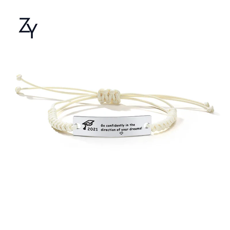 ZHUANGYEE Wholesale confidently white 10 mm * 40 mm Stainless Steel wrap bracelet wax rope for women and men lovers' gift, Silver
ZHUANGYEE Wholesale confidently white 10 mm * 40 mm Stainless Steel wrap bracelet wax rope for women and men lovers' gift, Silver