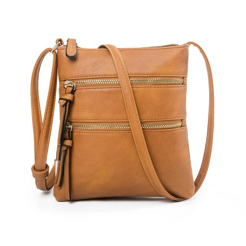 Fashion Women Double Zipper Sling and Cross-Body Bag Square Leather Bags Women Handbags Ladies
Fashion Women Double Zipper Sling and Cross-Body Bag Square Leather Bags Women Handbags Ladies
