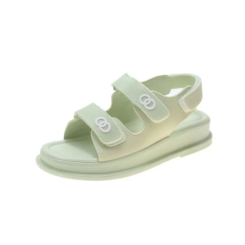 Dad Sandals Female2021Summer New Sponge Cake Shoes Platform Increased Sports Wind Open Toe Women's Shoes Fashion, White
Dad Sandals Female2021Summer New Sponge Cake Shoes Platform Increased Sports Wind Open Toe Women's Shoes Fashion, White