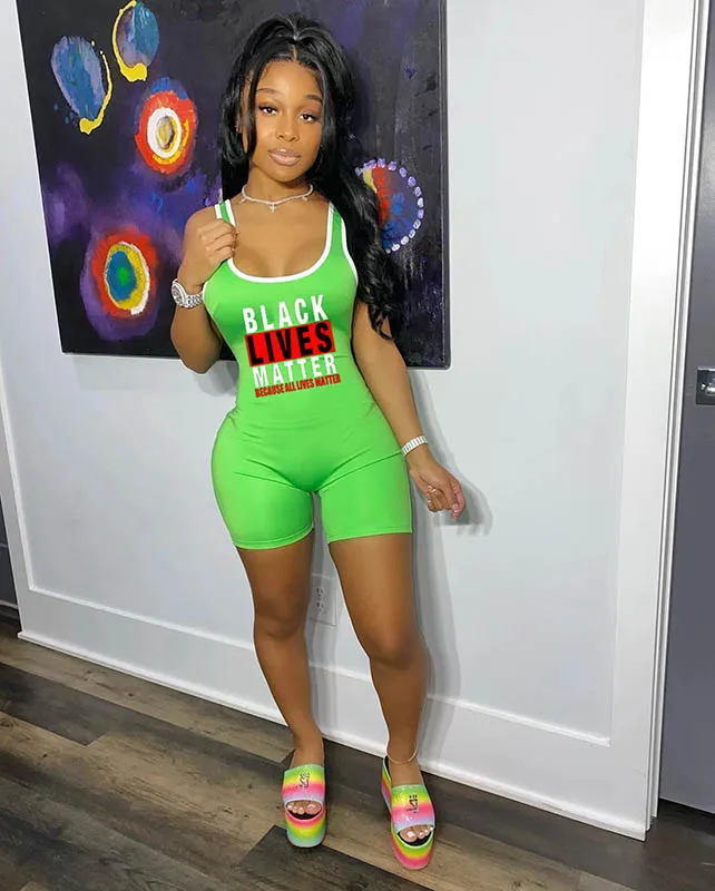 Summer One Piece Jumpsuit Women Short Bodycon Ladies Jumpsuit Deep Neck Casual Letter Printed Vest Romper
Summer One Piece Jumpsuit Women Short Bodycon Ladies Jumpsuit Deep Neck Casual Letter Printed Vest Romper