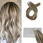 hot selling virgin human hair remy straight can be dyed and permed hair extensions tape in hair extensions for young girl