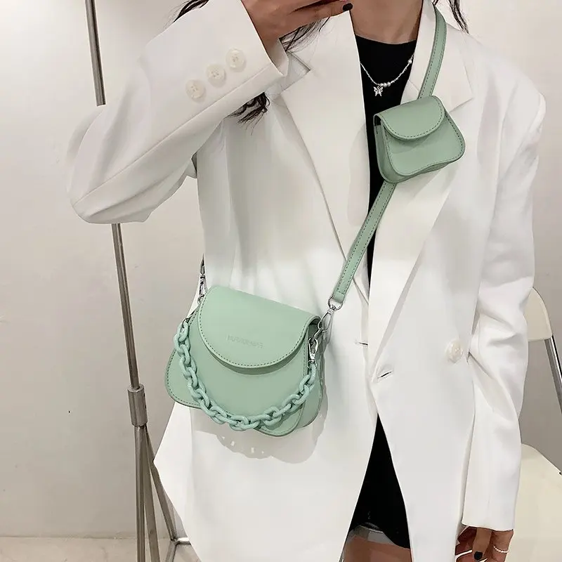 Acrylic Chain Cute Fashion Small Hand Bags Ladies Shoulder PU Leather Purse Sets Two Pieces Handbags for Women
Acrylic Chain Cute Fashion Small Hand Bags Ladies Shoulder PU Leather Purse Sets Two Pieces Handbags for Women
