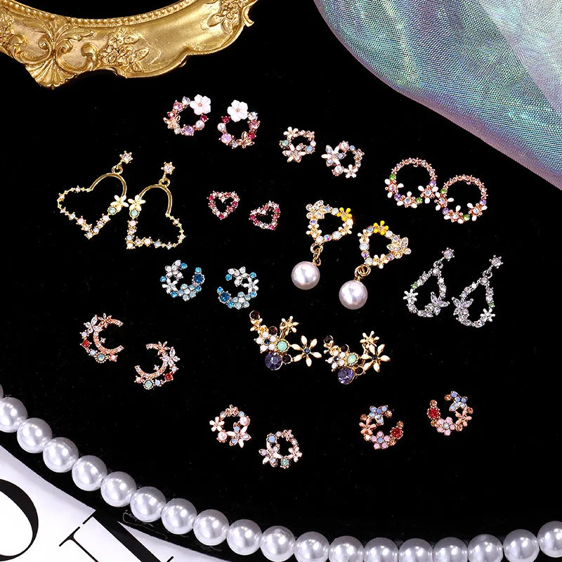 Vershal 2022 Fashion Korean Shiny Rhinestone Flower Heart 925 Silver Needle Stud Earrings Jewelry, Picture
Vershal 2022 Fashion Korean Shiny Rhinestone Flower Heart 925 Silver Needle Stud Earrings Jewelry, Picture