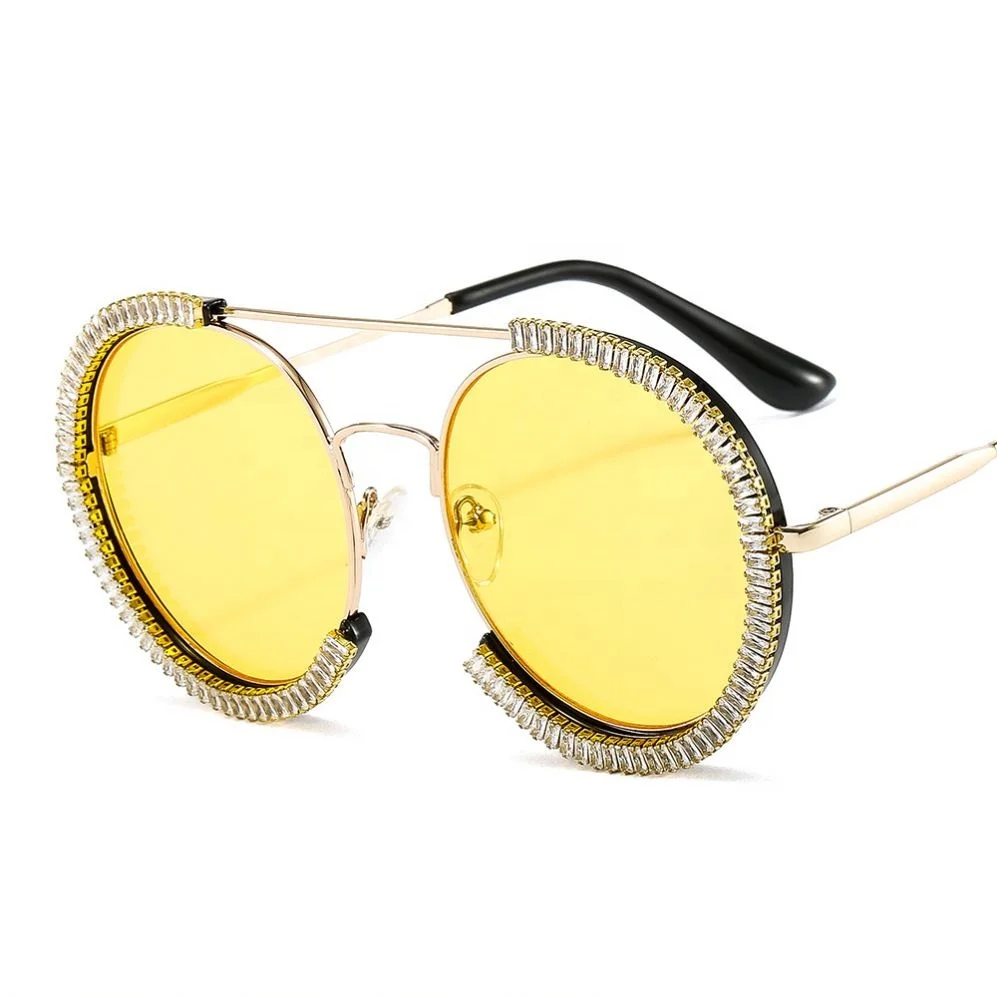 JHCENTURY New Round Diamond-studded Sunglasses Stylish Ring-shaped Rhinestone Eyewear in Stock, Colors
JHCENTURY New Round Diamond-studded Sunglasses Stylish Ring-shaped Rhinestone Eyewear in Stock, Colors