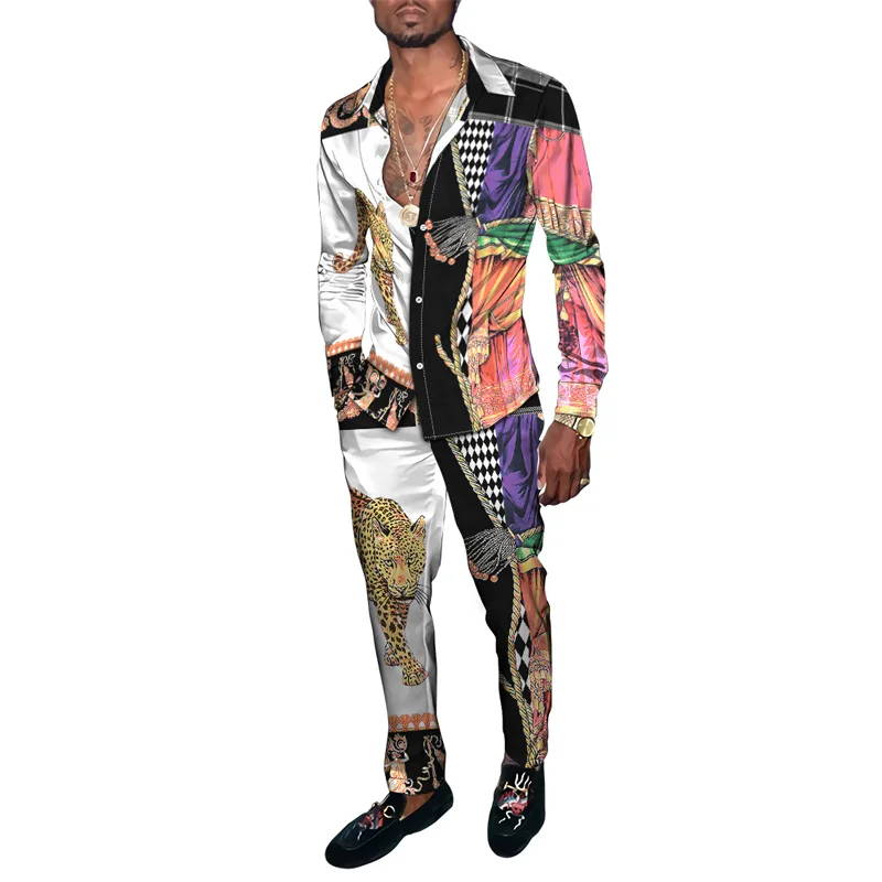 long Sleeve Shirt Set Men's Print Shorts Men's Daily Beach Shirts Set Two-piece M-4XL
long Sleeve Shirt Set Men's Print Shorts Men's Daily Beach Shirts Set Two-piece M-4XL