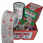 Factory Wholesale cheap Christmas printed toilet paper roll