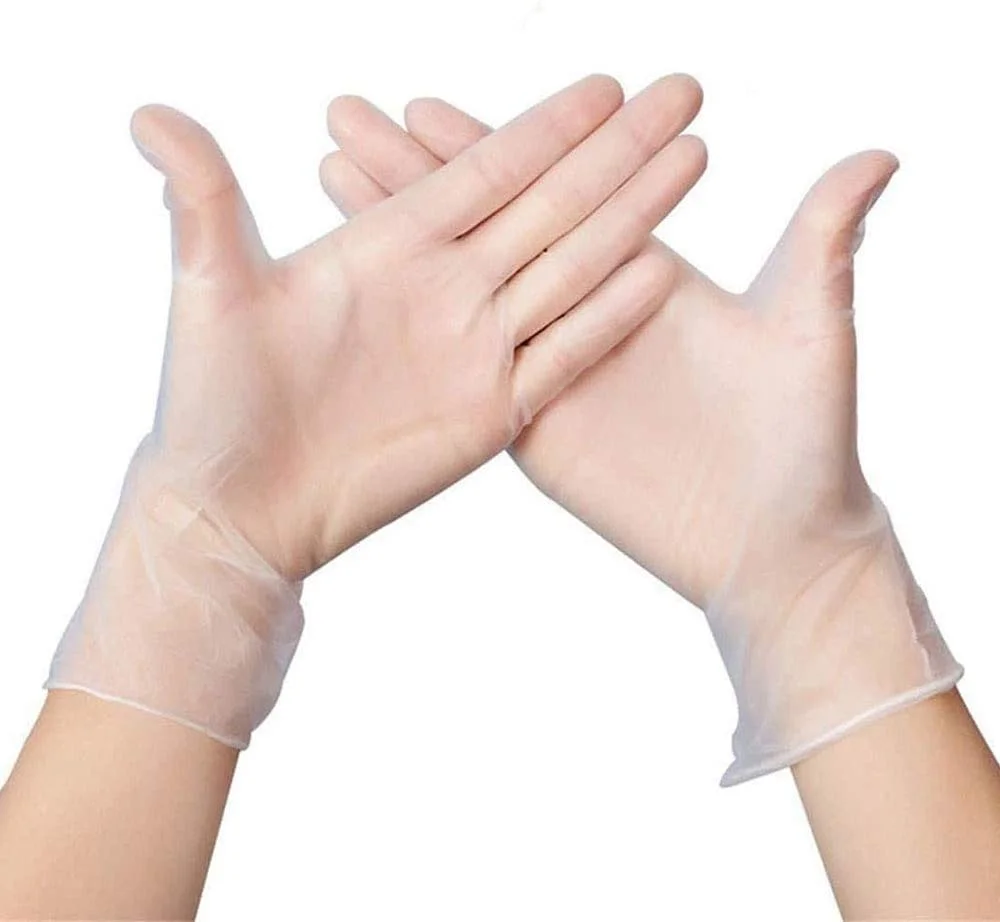 Medium Clear PVC vinyl Gloves, Powder&Latex Free Disposable Gloves,Non Allergy for Industrial, Food Service, Cleaning
Medium Clear PVC vinyl Gloves, Powder&Latex Free Disposable Gloves,Non Allergy for Industrial, Food Service, Cleaning