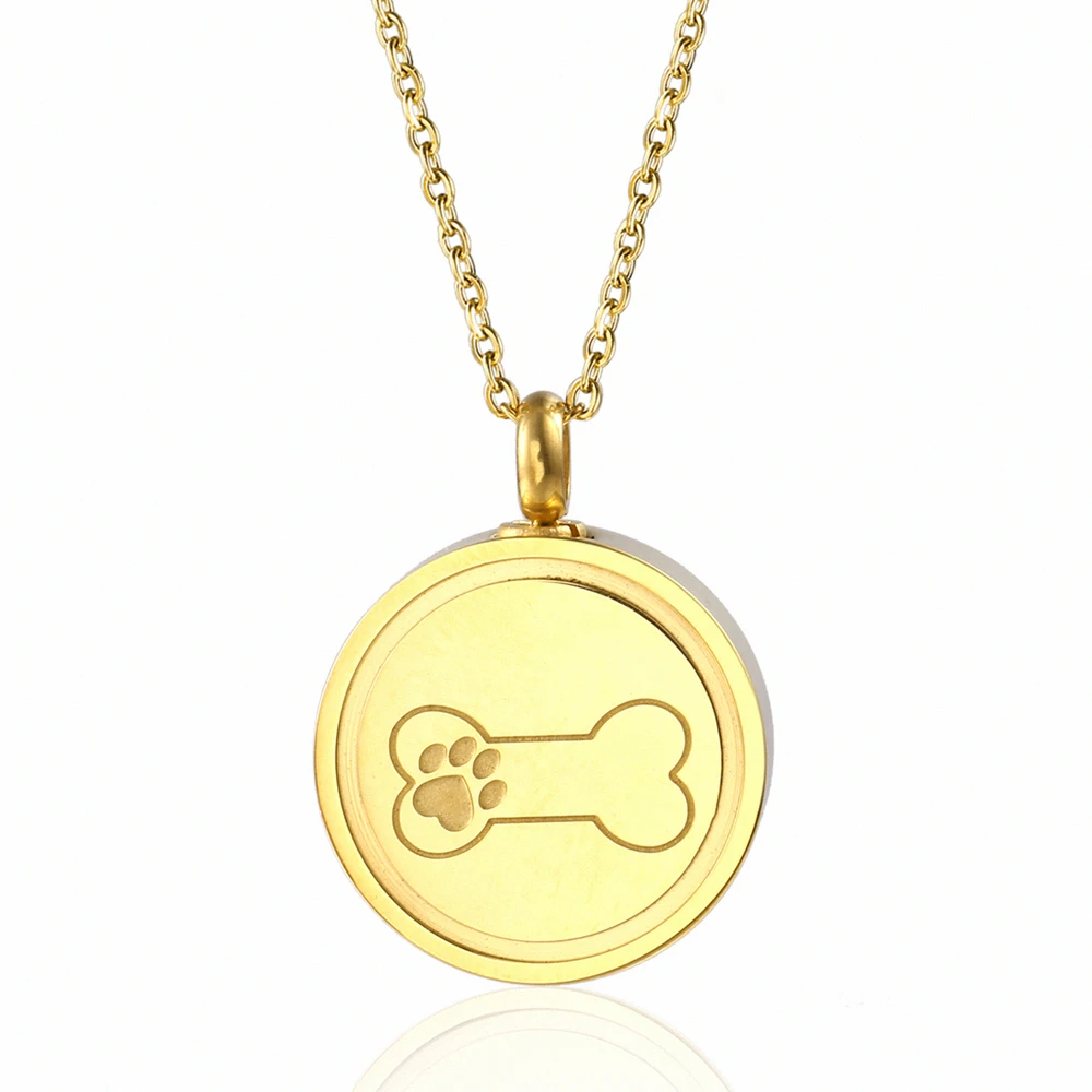 Stainless Steel Commemorative Urn Pet Cremation Ashes Perfume Bottle Jewelry Series Coin Colorful Bone Necklace For Cats Dogs
Stainless Steel Commemorative Urn Pet Cremation Ashes Perfume Bottle Jewelry Series Coin Colorful Bone Necklace For Cats Dogs