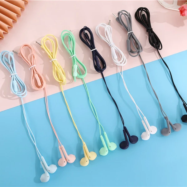 Cheap 3.5mm in-ear earphone Macaron color HIFI Stereo headphone headset wired earbuds with microphone for phone laptop, 8 color
Cheap 3.5mm in-ear earphone Macaron color HIFI Stereo headphone headset wired earbuds with microphone for phone laptop, 8 color