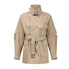 Hot sale Solid Color Khaki Autumn Winter Women Trench Coat
