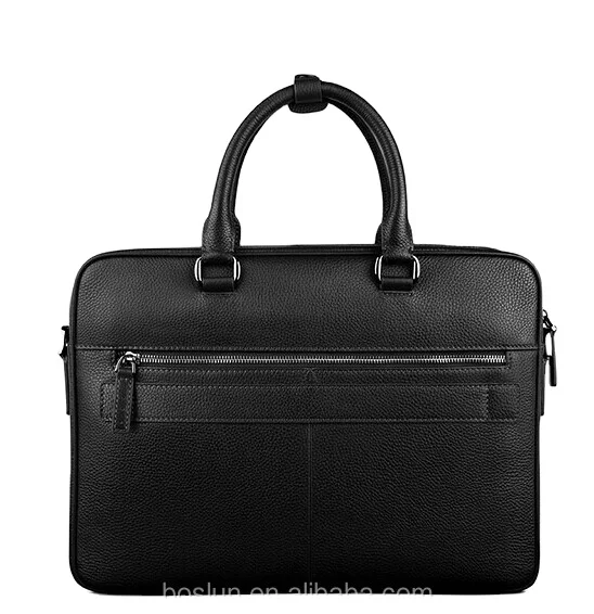 Guangzhou wholesale fashion handmade business genuine leather briefcase for men