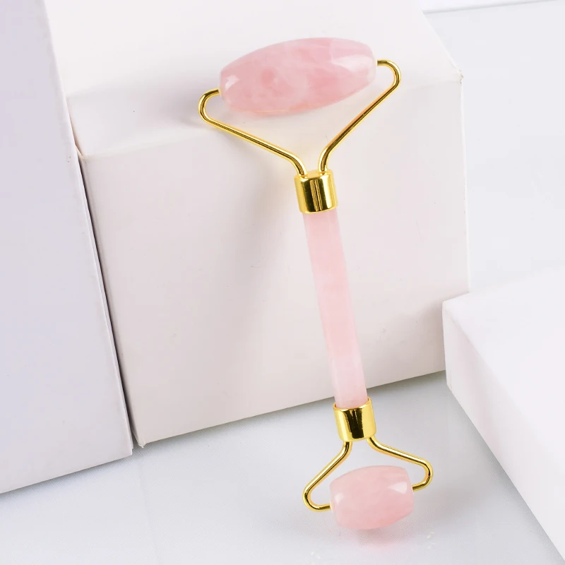 Beauty Facial Massage Tool Noiseless Zinc Alloy Integrated Frame rose quartz Straight handle Jade Roller
Beauty Facial Massage Tool Noiseless Zinc Alloy Integrated Frame rose quartz Straight handle Jade Roller